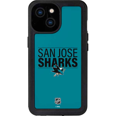 NHL San Jose Sharks Lineup iPhone 13 Mini Waterproof Case