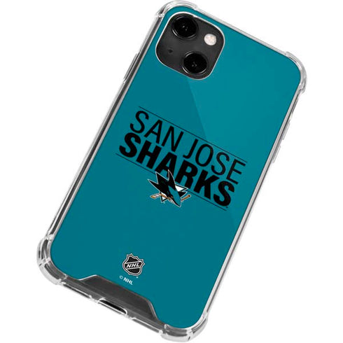 NHL San Jose Sharks Lineup iPhone 14 Clear Case
