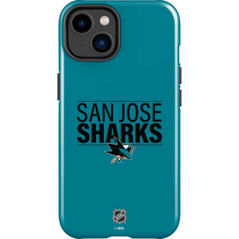 NHL San Jose Sharks Lineup iPhone 14 Plus Impact Case