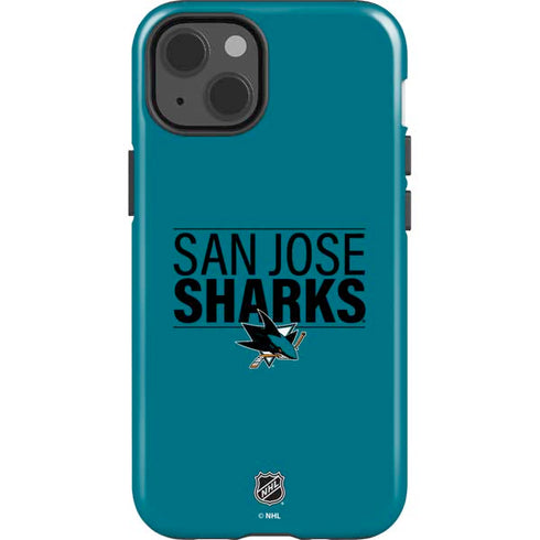 NHL San Jose Sharks Lineup iPhone 15 Impact Case