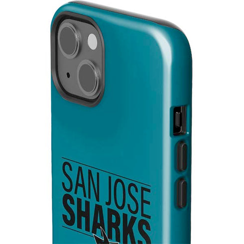 NHL San Jose Sharks Lineup iPhone 15 Impact Case