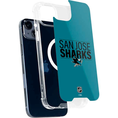 NHL San Jose Sharks Lineup iPhone 14 Plus MagSafe Case