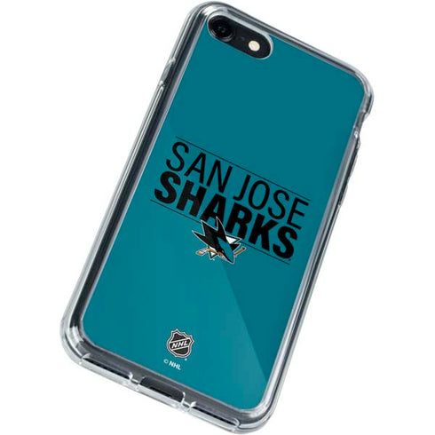 NHL San Jose Sharks Lineup iPhone SE (2nd & 3rd Gen) Clear Case