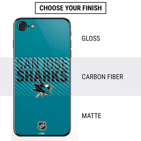 NHL San Jose Sharks Lineup iPhone SE (2nd & 3rd Gen) Skin