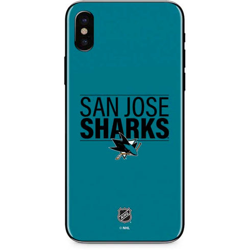 NHL San Jose Sharks Lineup iPhone XS Skin