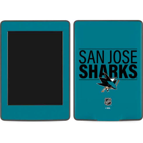 NHL San Jose Sharks Lineup Amazon Kindle Skin