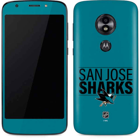 NHL San Jose Sharks Lineup Moto E5 Play Skin