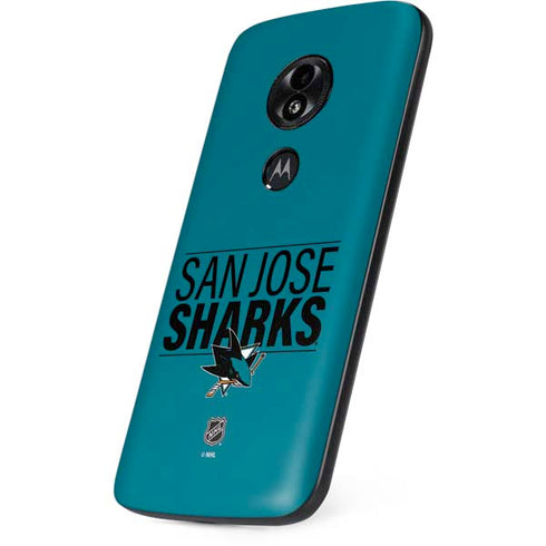 NHL San Jose Sharks Lineup Moto E5 Play Skin