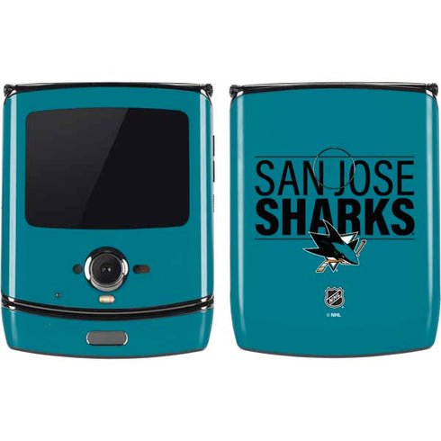 NHL San Jose Sharks Lineup Motorola RAZR Skin