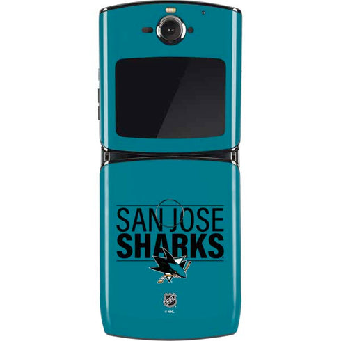 NHL San Jose Sharks Lineup Motorola RAZR Skin