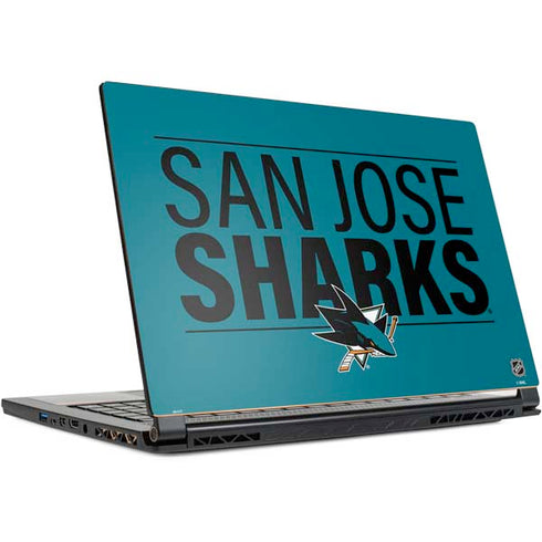 NHL San Jose Sharks Lineup MSI GS65 Stealth Laptop Skin