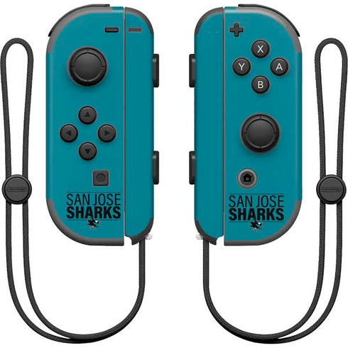 NHL San Jose Sharks Lineup Nintendo Joy-Con (L/R) Controller Skin