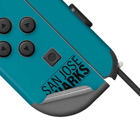 NHL San Jose Sharks Lineup Nintendo Joy-Con (L/R) Controller Skin