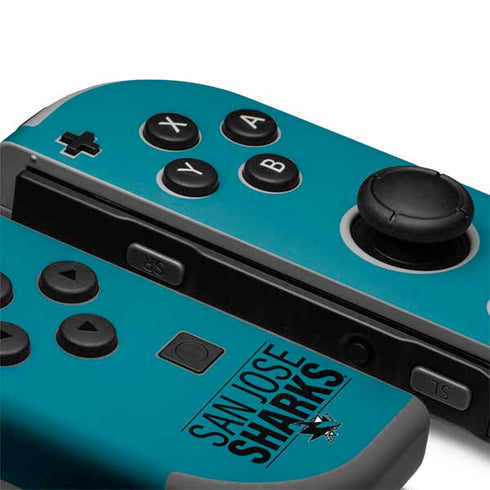 NHL San Jose Sharks Lineup Nintendo Joy-Con (L/R) Controller Skin