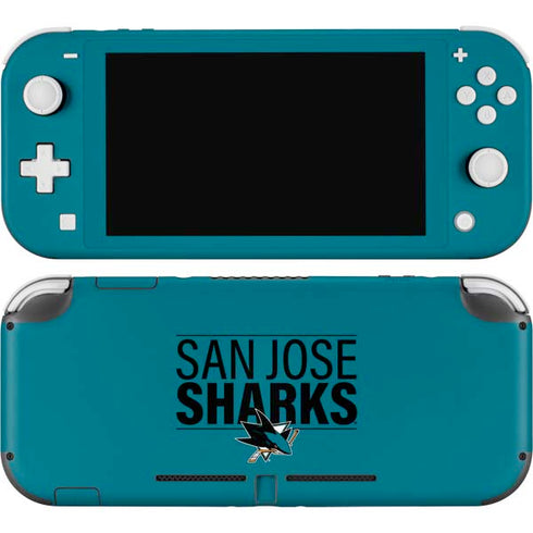 NHL San Jose Sharks Lineup Nintendo Switch Lite Skin