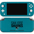 NHL San Jose Sharks Lineup Nintendo Switch Lite Skin