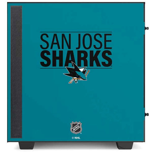 NHL San Jose Sharks Lineup NZXT H510 Compact ATX Mid-Tower Case Skin