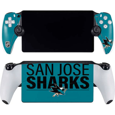 NHL San Jose Sharks Lineup PlayStation Portal Remote Player Skin