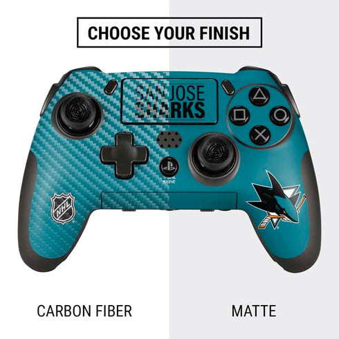 NHL San Jose Sharks Lineup PlayStation Scuf Vantage 2 Controller Skin