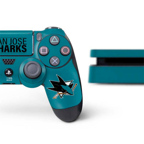 NHL San Jose Sharks Lineup PS4 Slim Bundle Skin