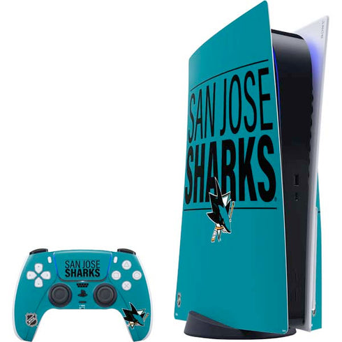 NHL San Jose Sharks Lineup PS5 Bundle Skin
