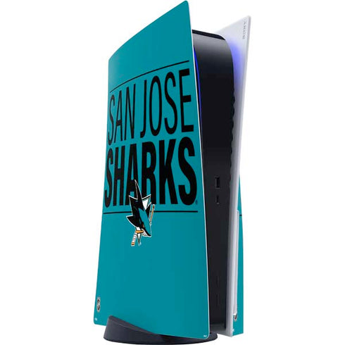 NHL San Jose Sharks Lineup PS5 Console Skin