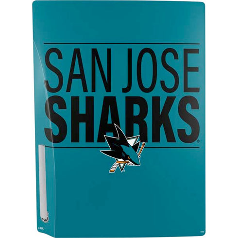 NHL San Jose Sharks Lineup PS5 Console Skin