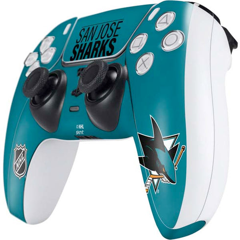NHL San Jose Sharks Lineup PS5 Controller Skin