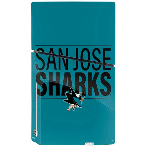 NHL San Jose Sharks Lineup PS5 Slim Disk Console Skin
