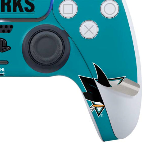 NHL San Jose Sharks Lineup PS5 Slim Digital Edition Bundle Skin
