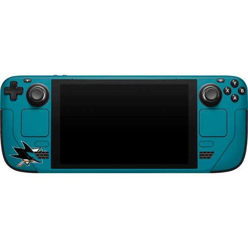 NHL San Jose Sharks Lineup Steam Deck Handheld Gaming Computer Skin