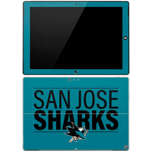 NHL San Jose Sharks Lineup Surface Pro 3 Skin