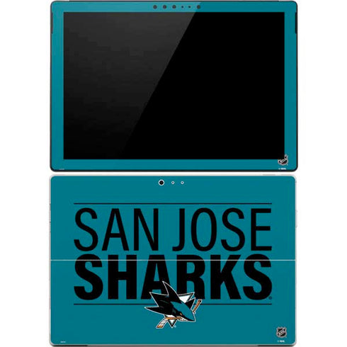 NHL San Jose Sharks Lineup Surface Pro 4 Skin