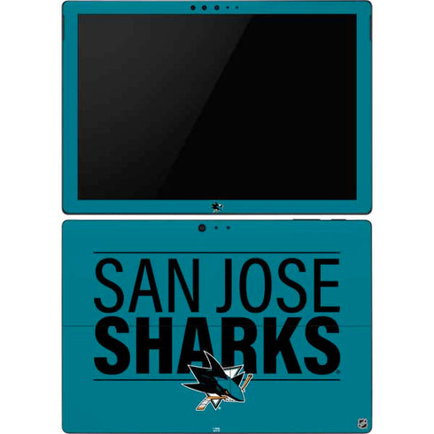 NHL San Jose Sharks Lineup Surface Pro 6 Skin