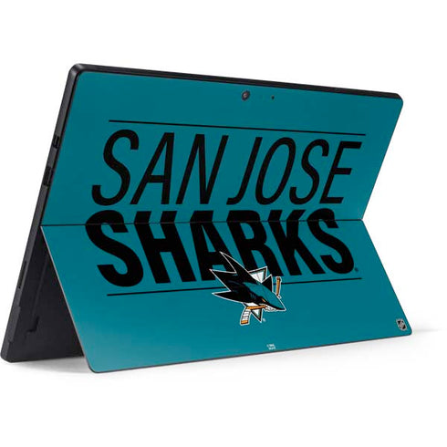 NHL San Jose Sharks Lineup Surface Pro 7 Skin