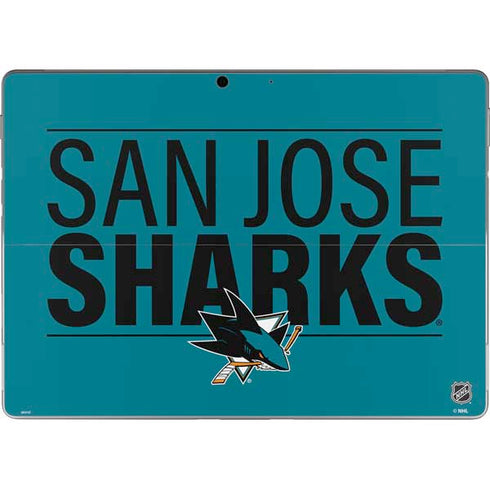 NHL San Jose Sharks Lineup Surface Pro 8 Skin