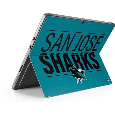 NHL San Jose Sharks Lineup Surface Pro 8 Skin