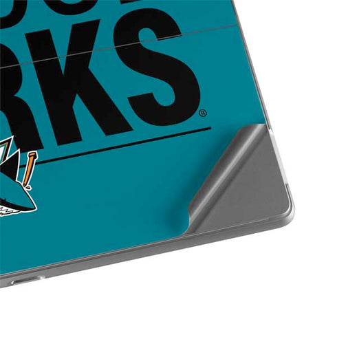 NHL San Jose Sharks Lineup Surface Pro 8 Skin