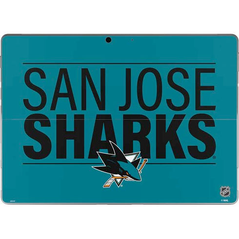 NHL San Jose Sharks Lineup Surface Pro 9 Skin