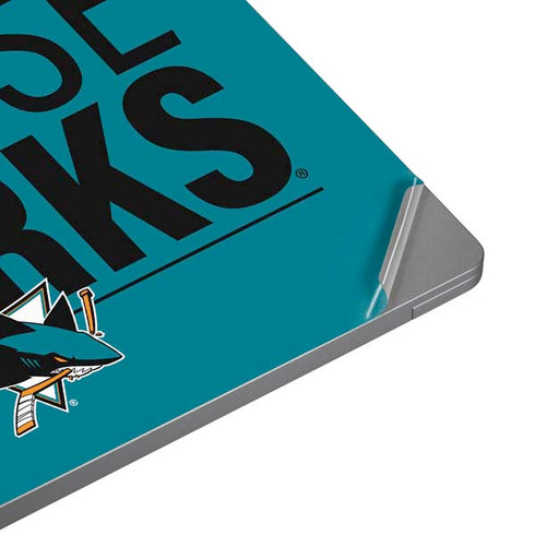 NHL San Jose Sharks Lineup Universal Laptop 18in (14.6 x 10.6in) Skin