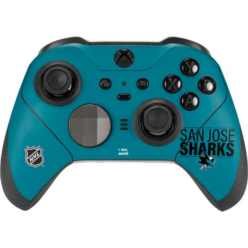 NHL San Jose Sharks Lineup Xbox Elite Wireless Controller Series 2 Skin
