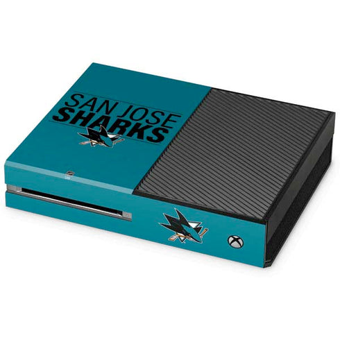NHL San Jose Sharks Lineup Xbox One Console Skin