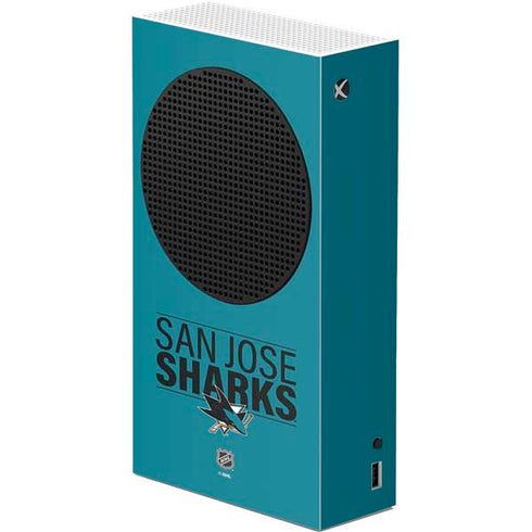NHL San Jose Sharks Lineup Xbox Series S Console Skin