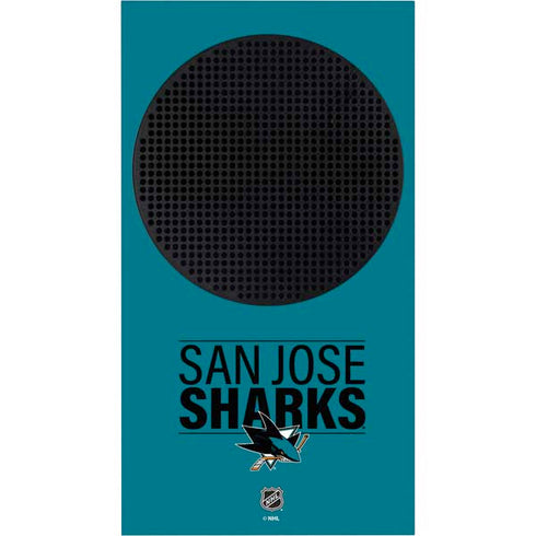 NHL San Jose Sharks Lineup Xbox Series S Console Skin