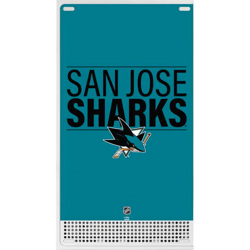 NHL San Jose Sharks Lineup Xbox Series S Console Skin