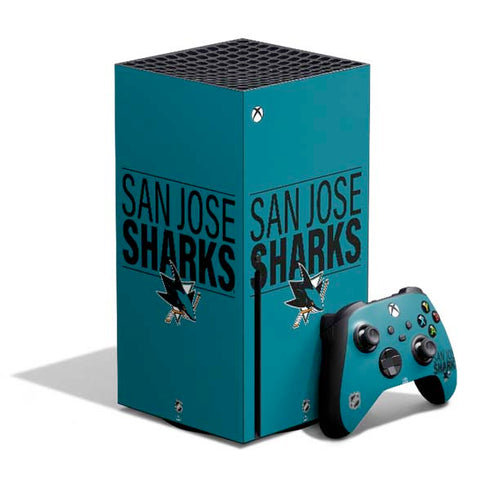 NHL San Jose Sharks Lineup Xbox Series X Bundle Skin
