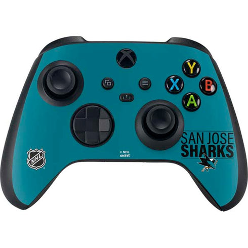 NHL San Jose Sharks Lineup Xbox Series X Controller Skin