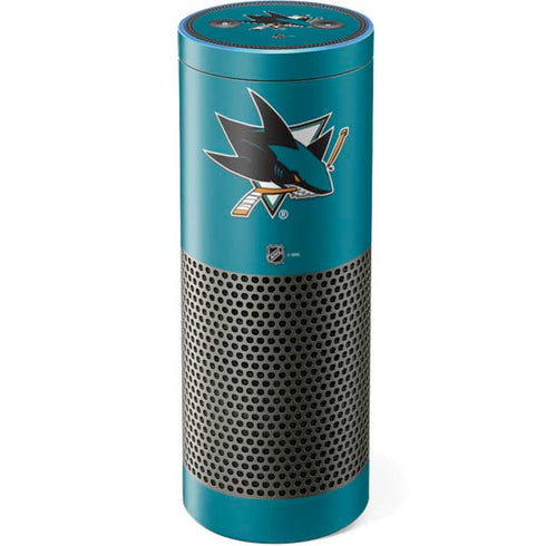 NHL San Jose Sharks Solid Background Amazon Echo Skin