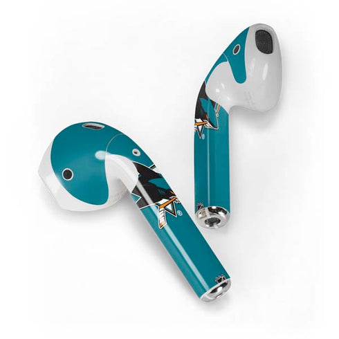 NHL San Jose Sharks Solid Background Apple AirPods Skin
