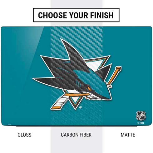 NHL San Jose Sharks Solid Background Dell Vostro Skin